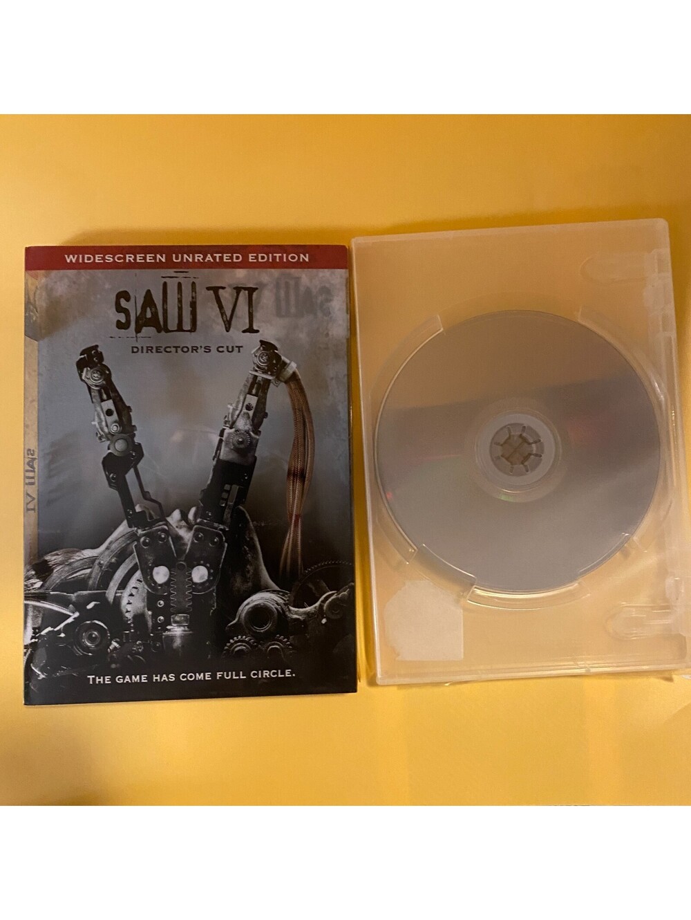 Saw VI DVD Unrated Director's Cut 2-Disc Set Includes Saw Tobin Bell Lionsgate